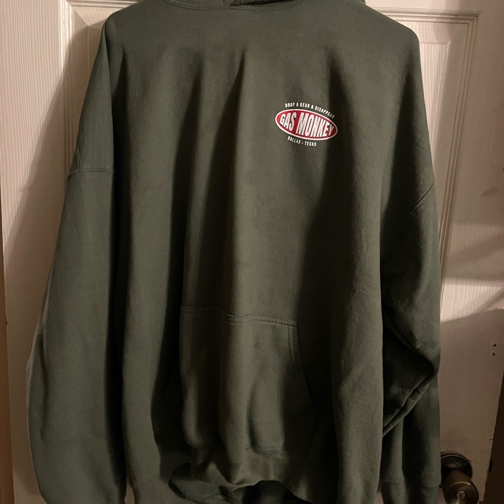 Gas Monkey Olive Green Men's Jacket - Picture 2 of 5